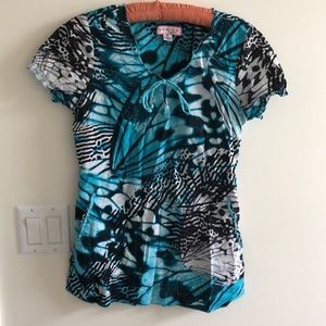 Koi scrub top